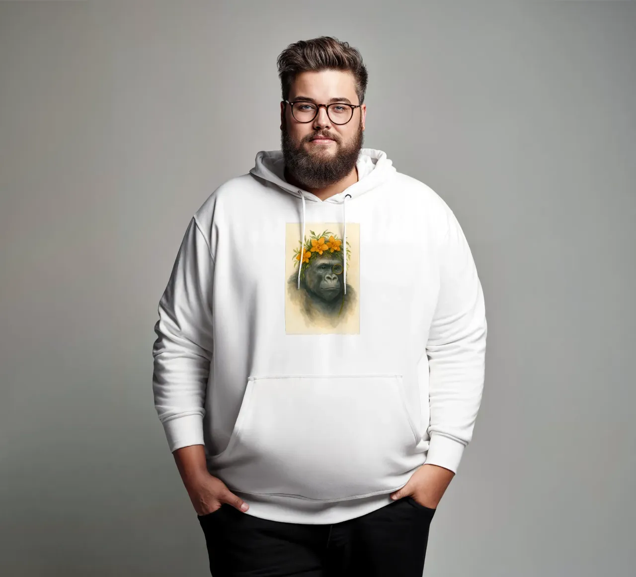 Lo studioso gentile felpa con cappuccio da Graceful Desine