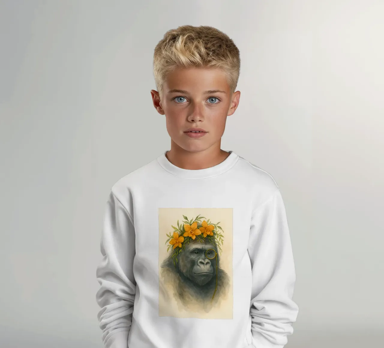 Lo studioso gentile felpa bambino da Graceful Desine