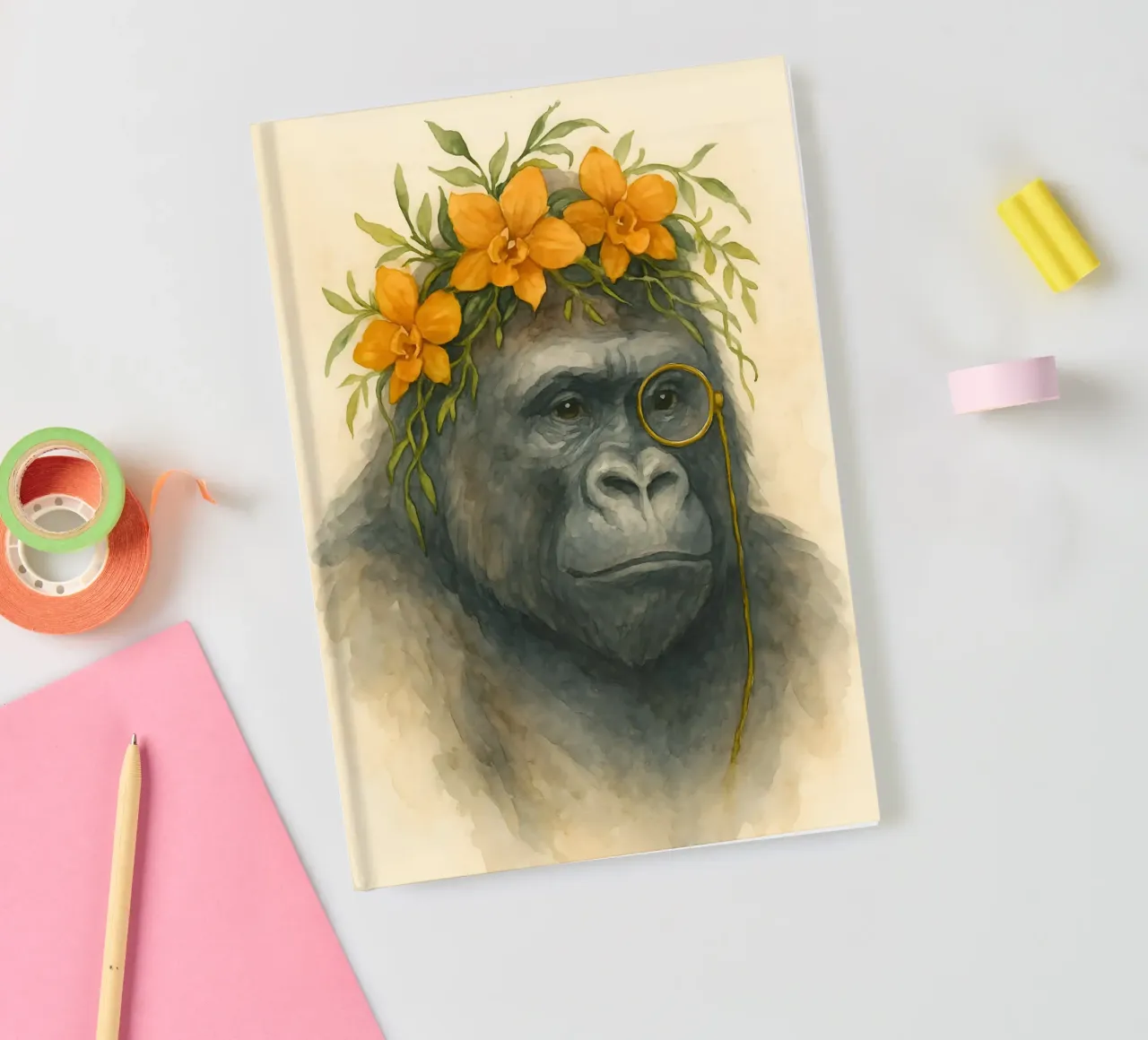 The Gentle Scholar notebook by Graceful Desine