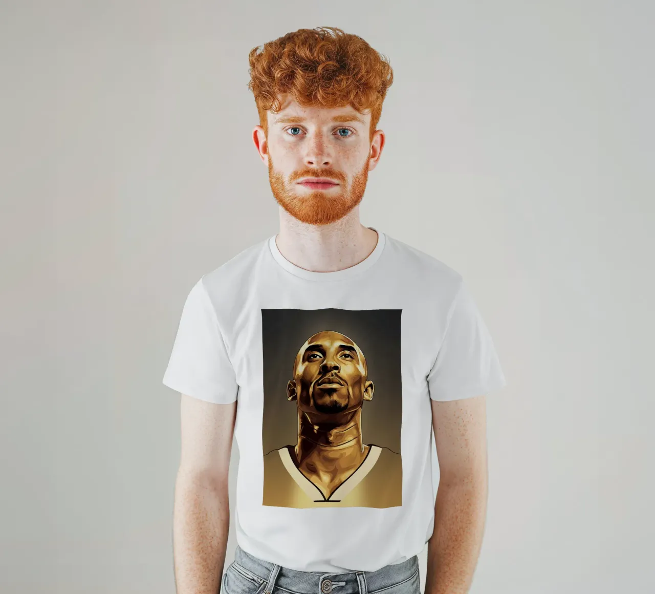 Kobe Bryant portrait (7) t-shirt da Lembayung art