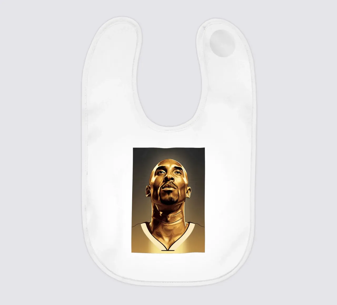 Kobe Bryant portrait (7) bavaglino da Lembayung art