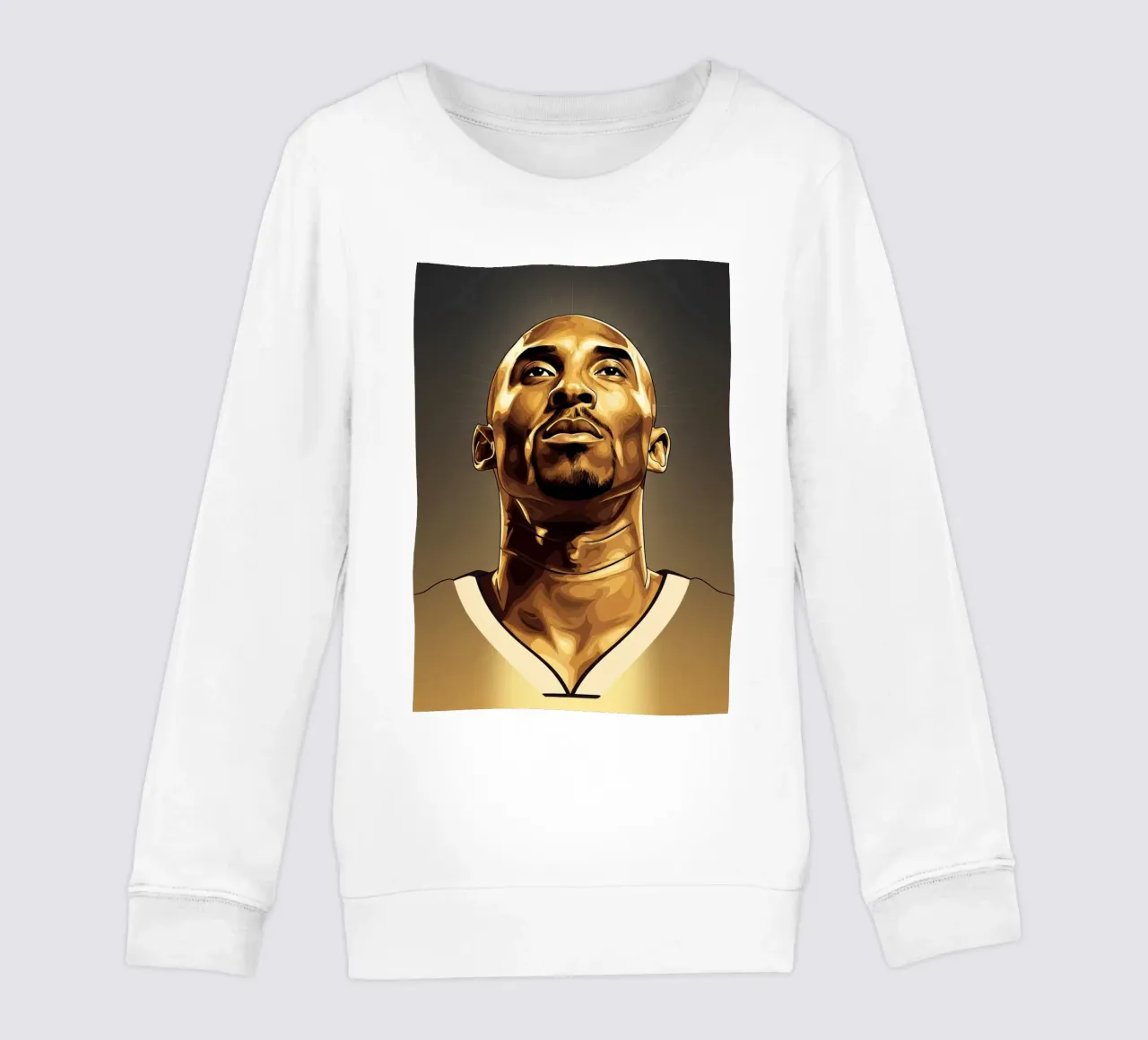 Kobe Bryant portrait (7) felpa bambino da Lembayung art