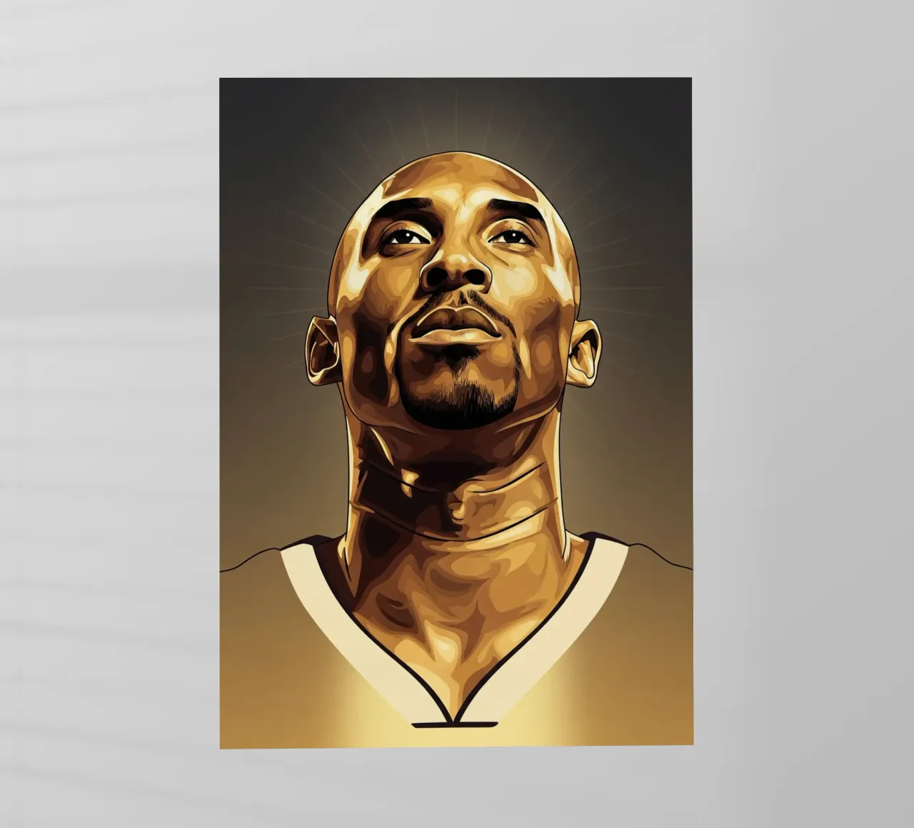 Kobe Bryant portrait (7) pellicola backlit da Lembayung art