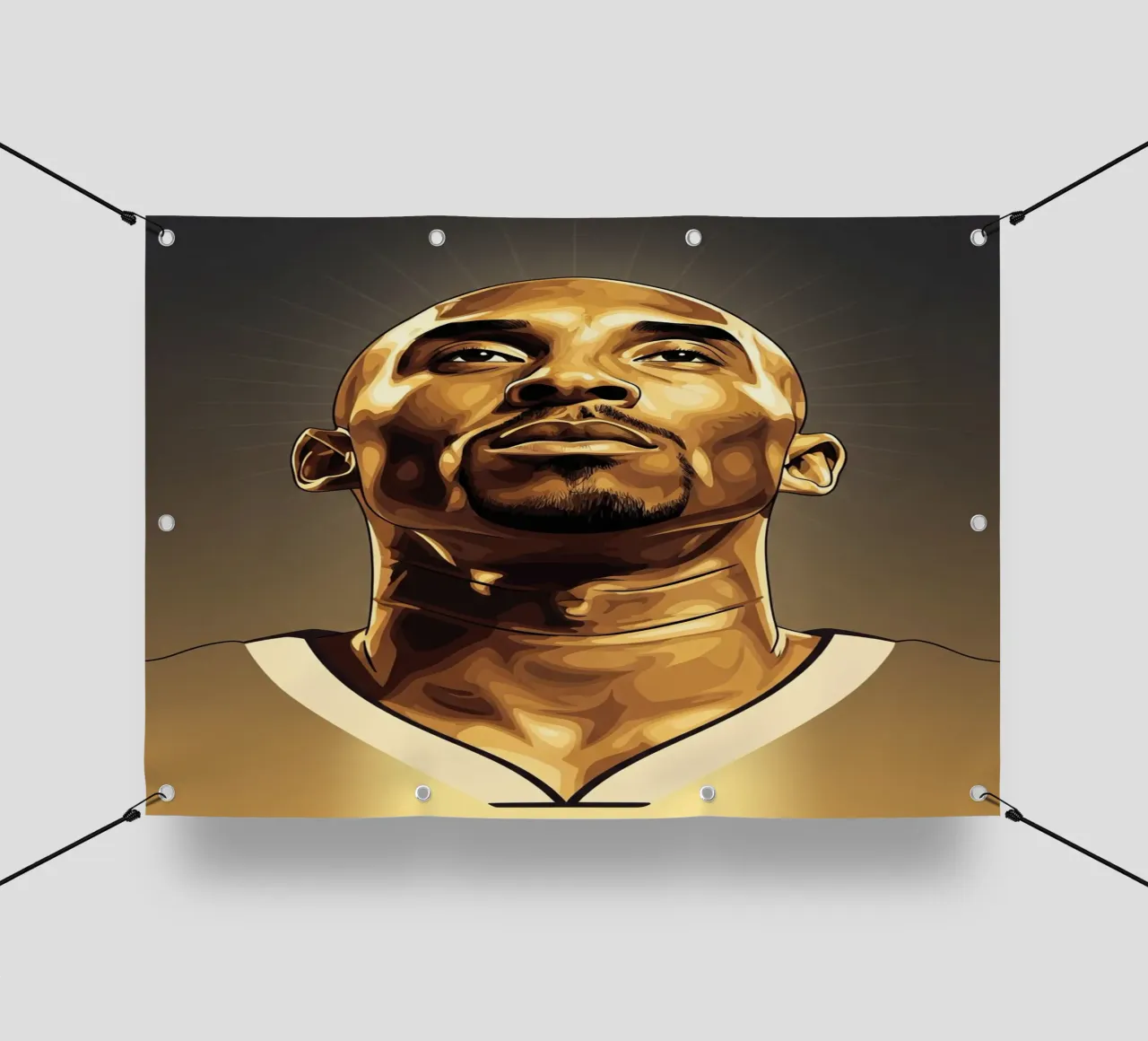 Kobe Bryant portrait (7) telo in pvc da Lembayung art