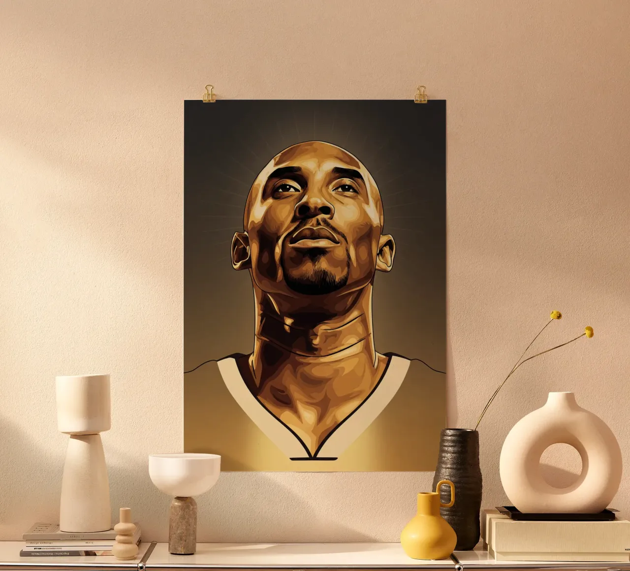 Kobe Bryant portrait (7) carta hahnemühle da Lembayung art