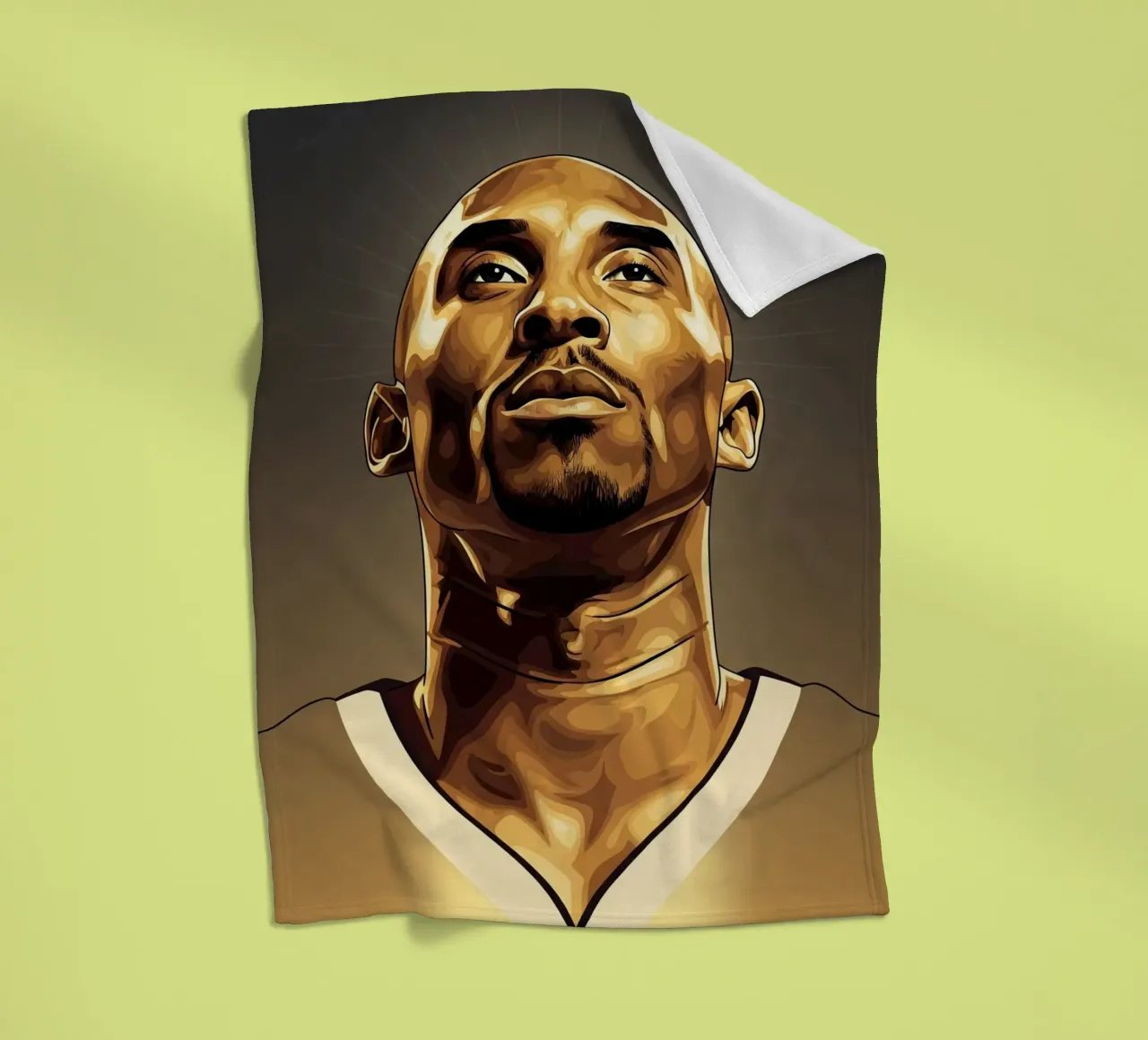 Kobe Bryant portrait (7) coperta in pile da Lembayung art