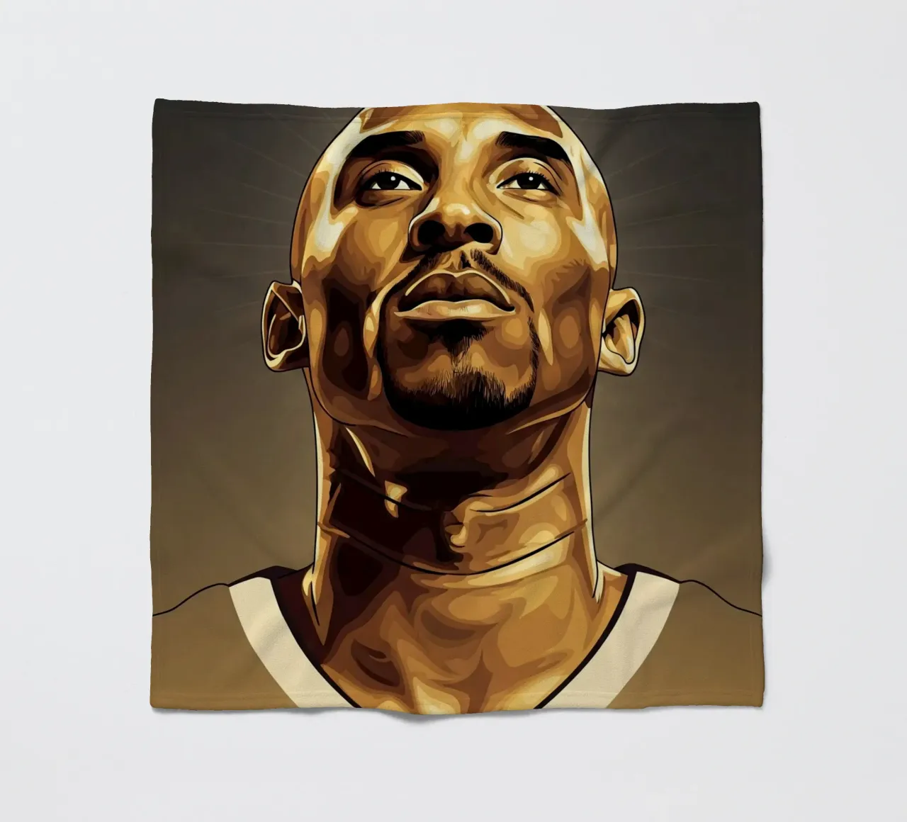 Kobe Bryant portrait (7) coperta in pile da Lembayung art