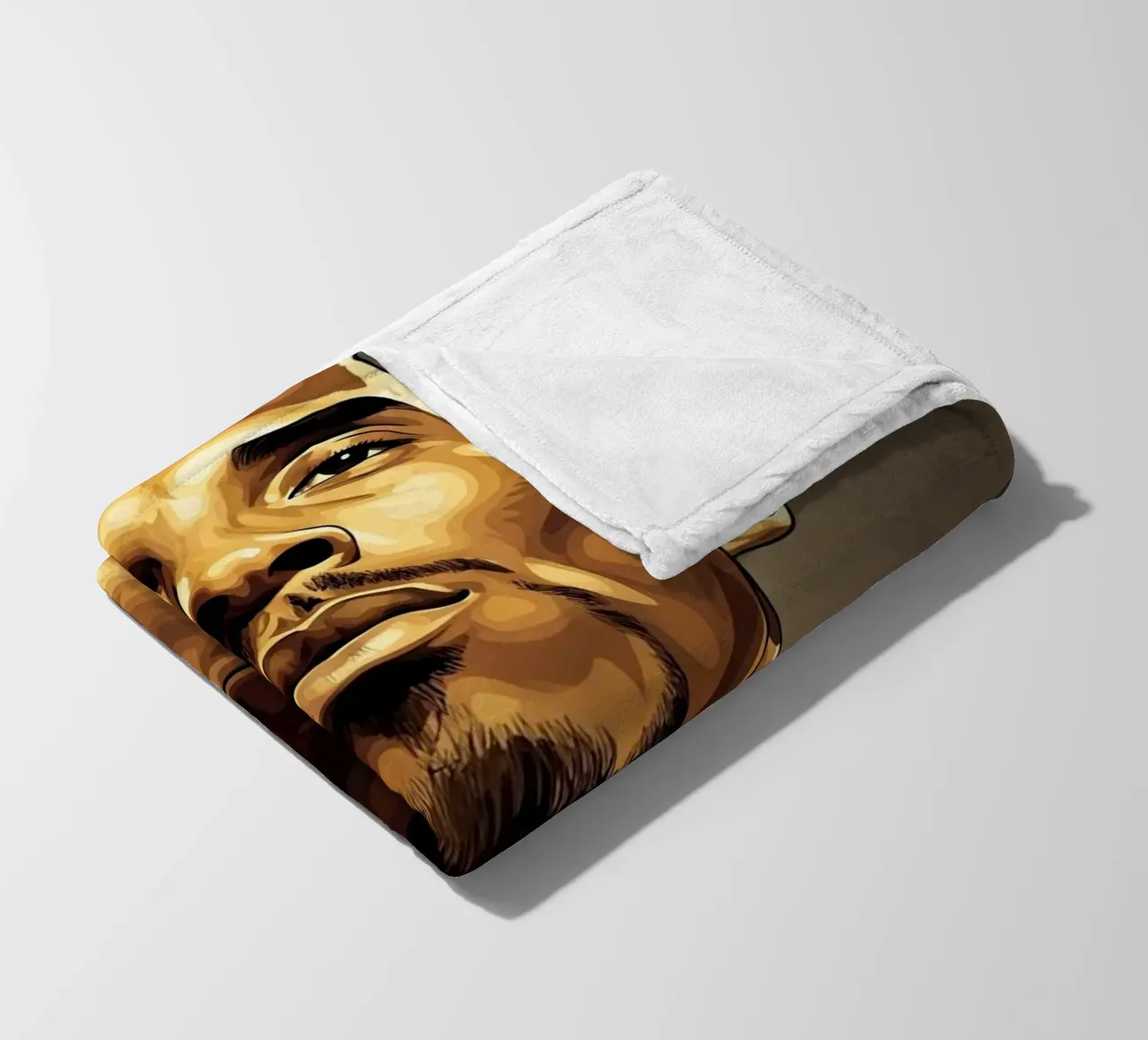 Kobe Bryant portrait (7) coperta in pile da Lembayung art