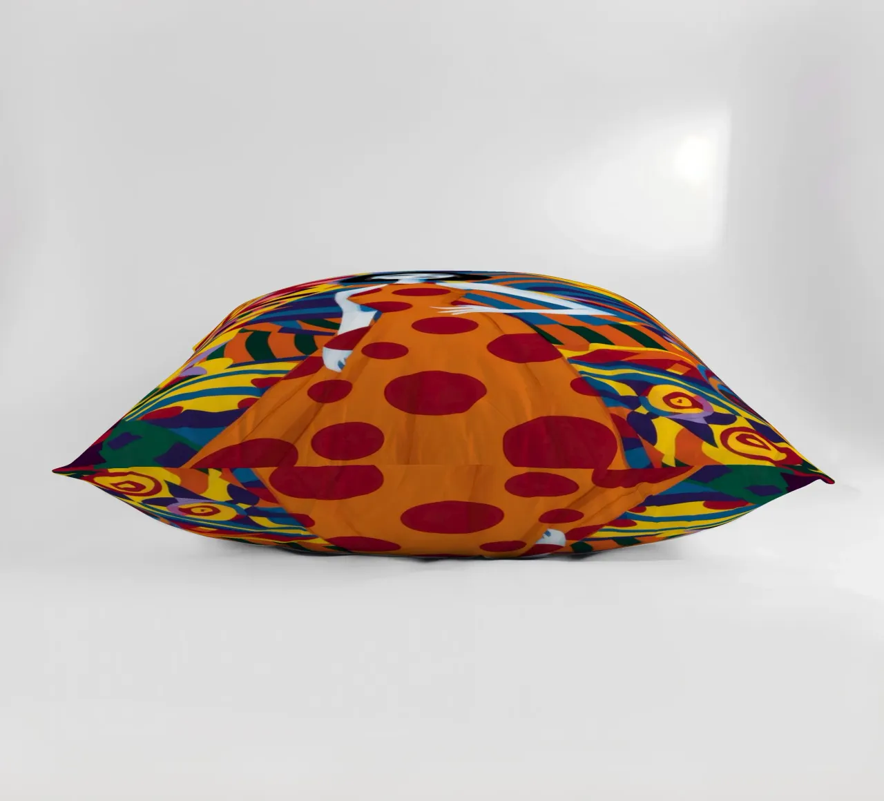 Fantasia in PolkaDot decorative cushion by Prism Ritual