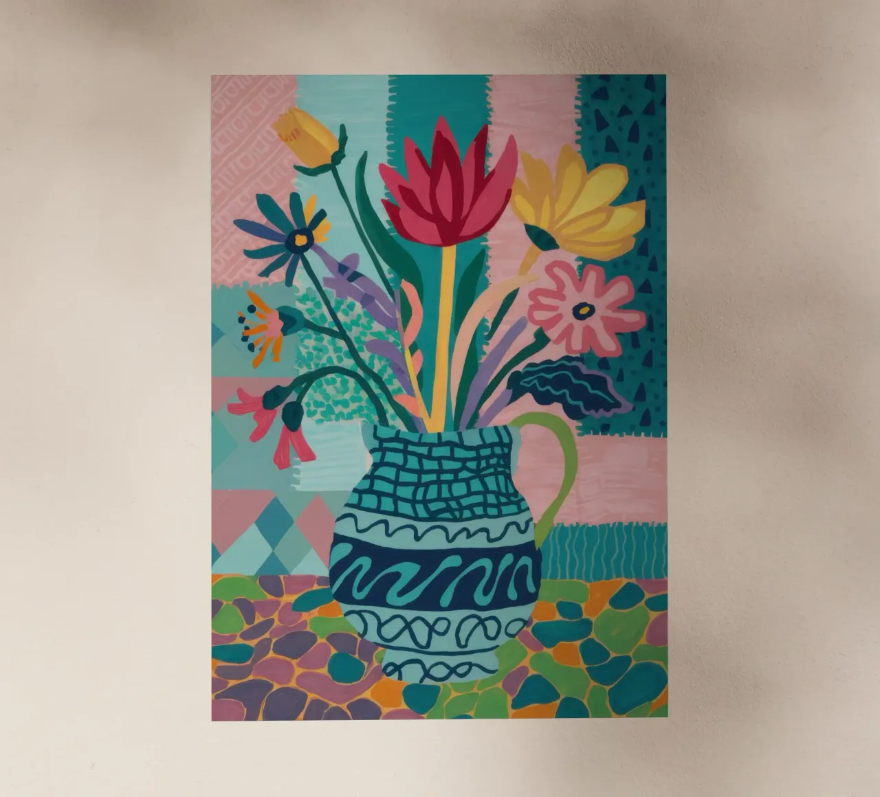 Bouquet di vasi intricati pellicola backlit da Frosh Pallete