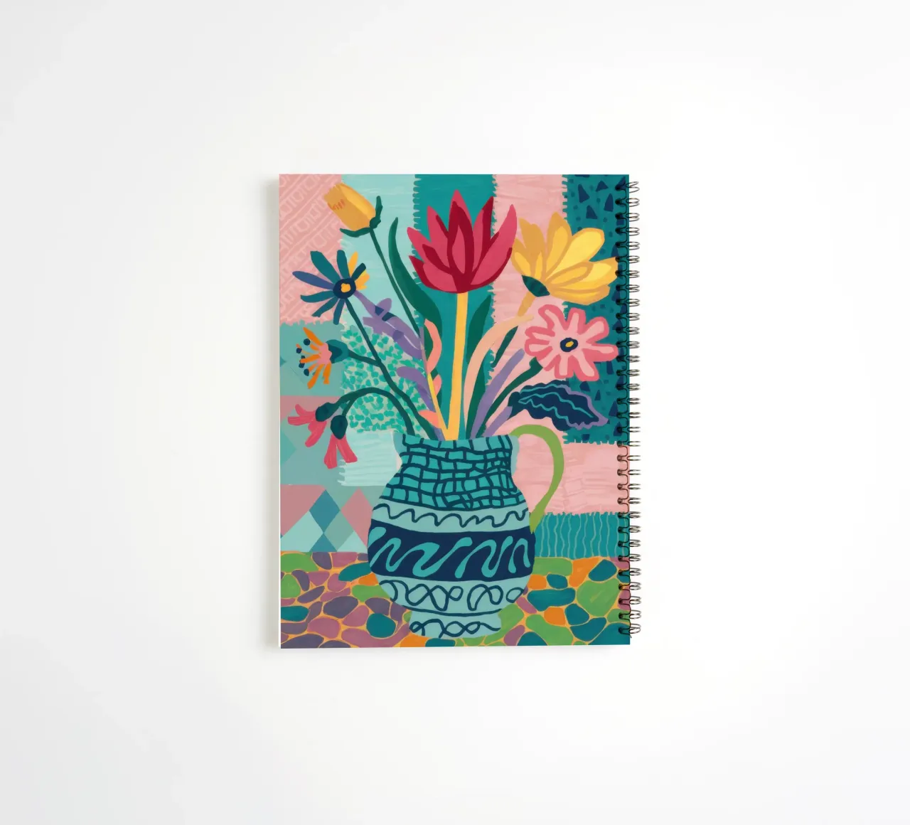 Ramo en jarrón cuaderno de espiral de Frosh Pallete