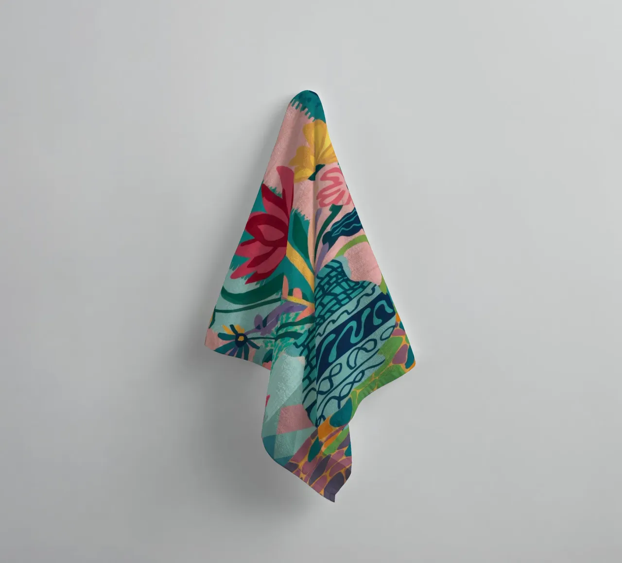 Bouquet di vasi intricati asciugamano da bagno da Frosh Pallete