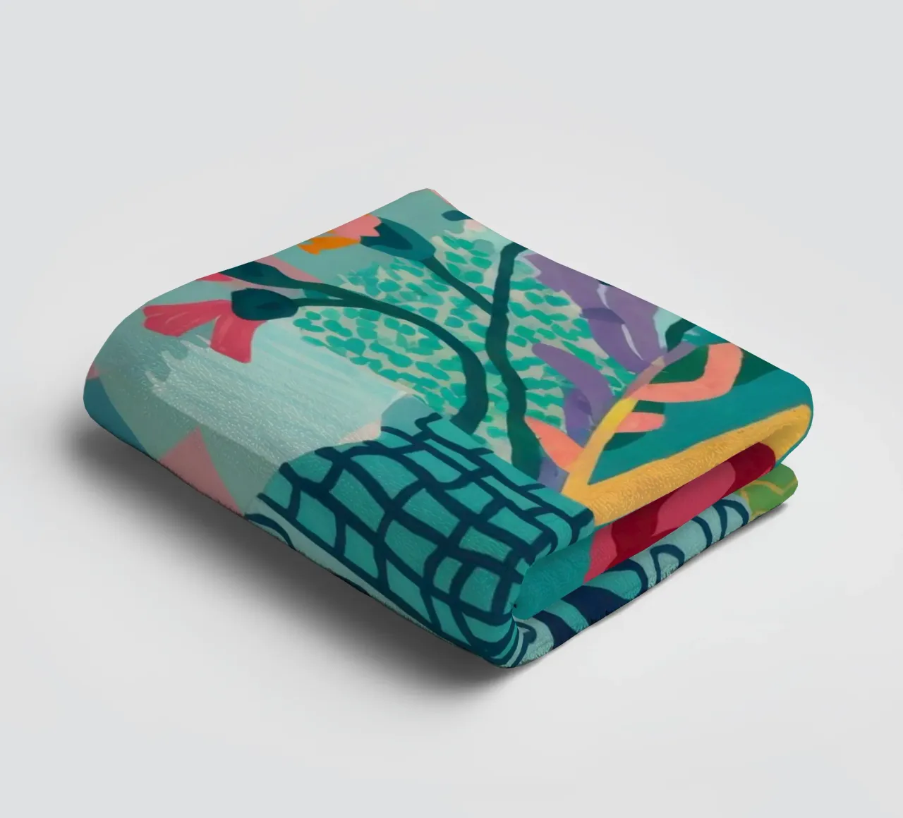 Bouquet di vasi intricati asciugamano da bagno da Frosh Pallete