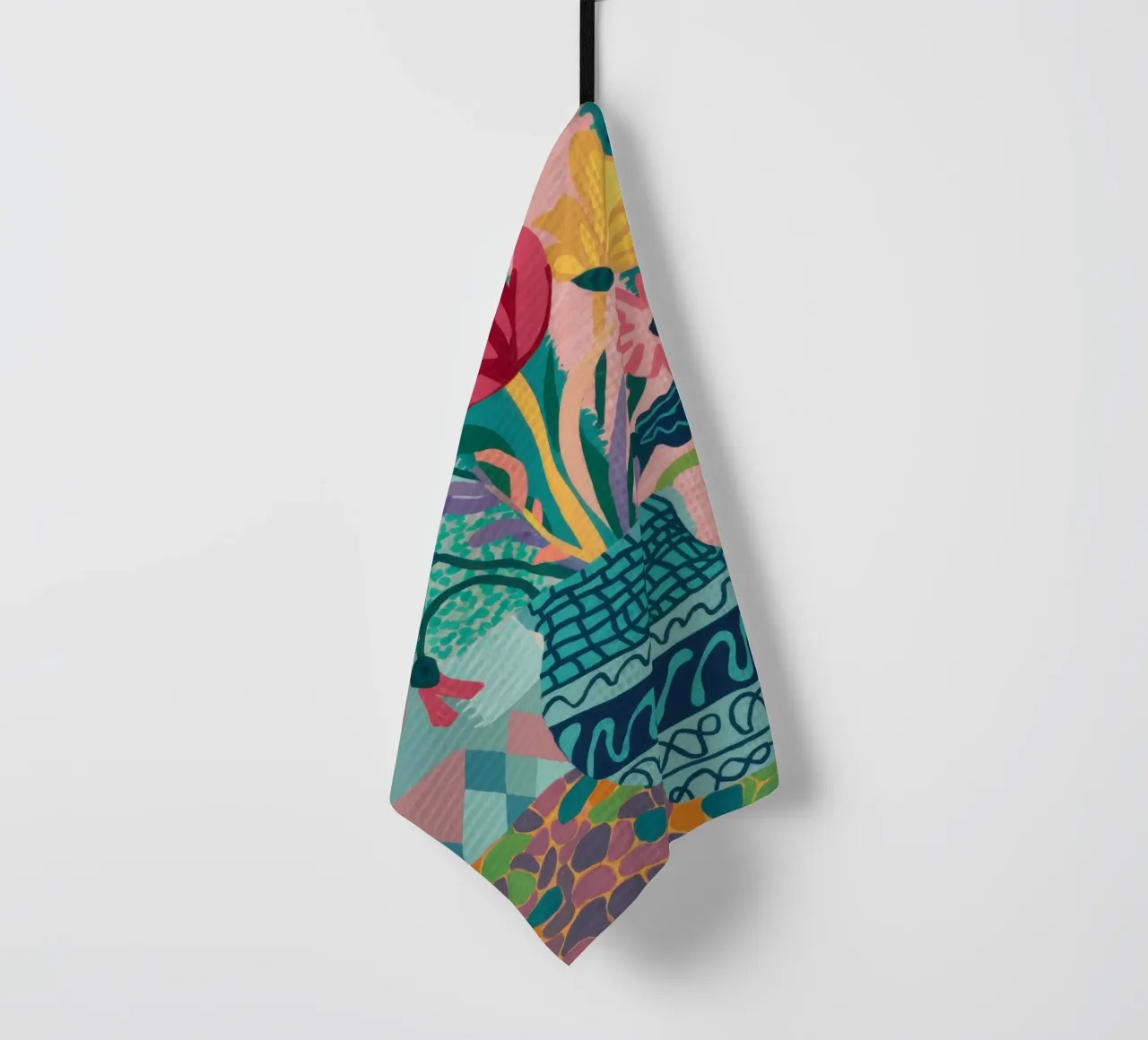 Bouquet di vasi intricati canovaccio da cucina da Frosh Pallete