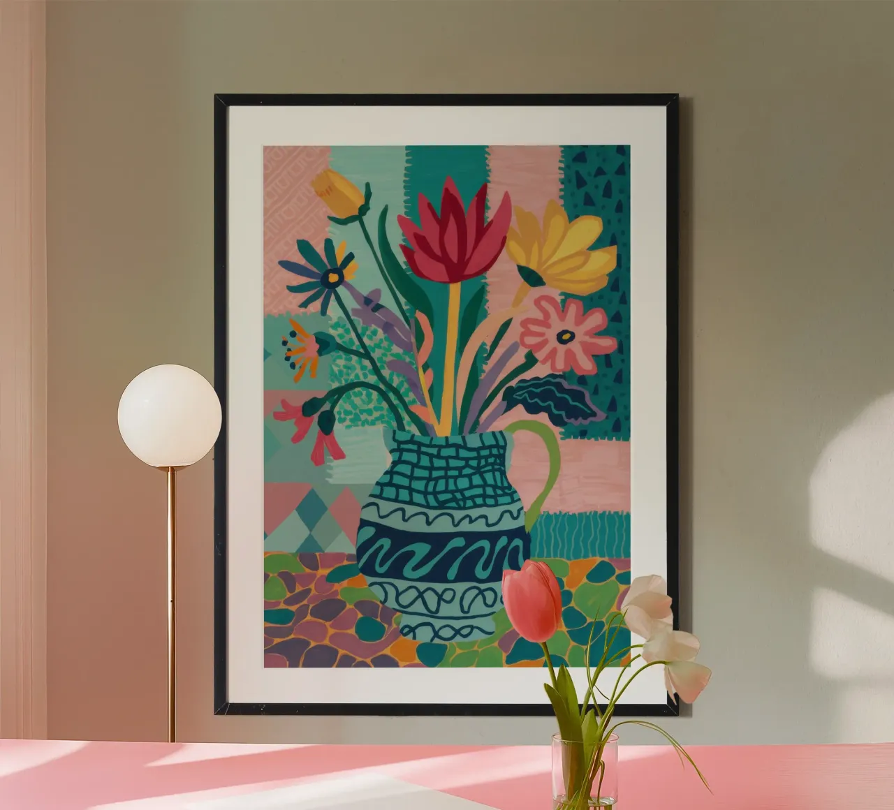 Bouquet di vasi intricati carta hahnemühle da Frosh Pallete