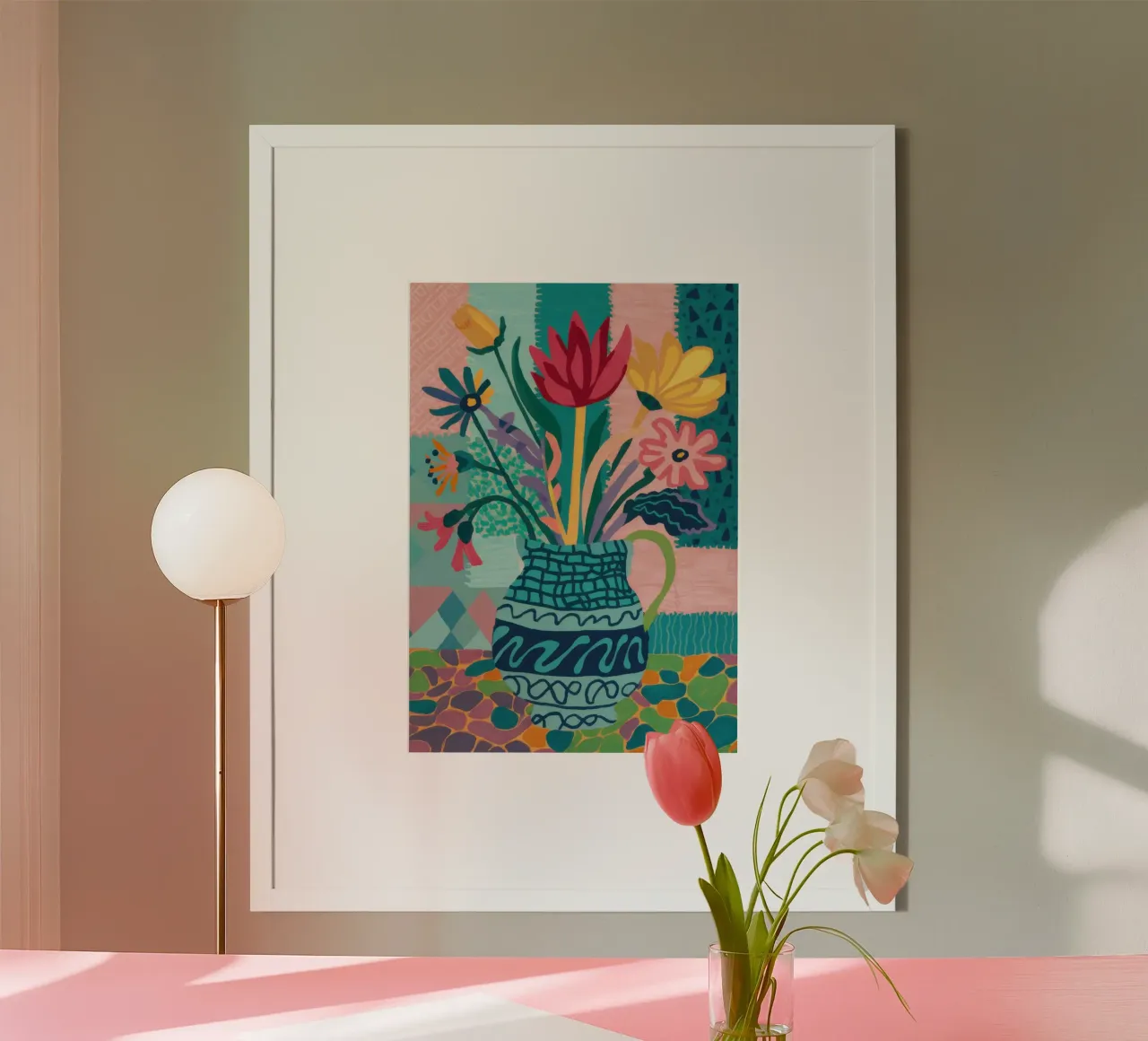 Bouquet di vasi intricati carta hahnemühle da Frosh Pallete