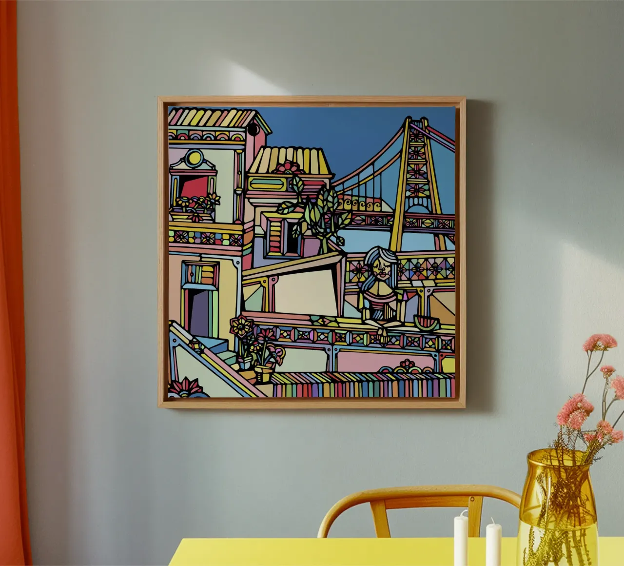 Dagelijks canvas met Baklijst van Ninhol