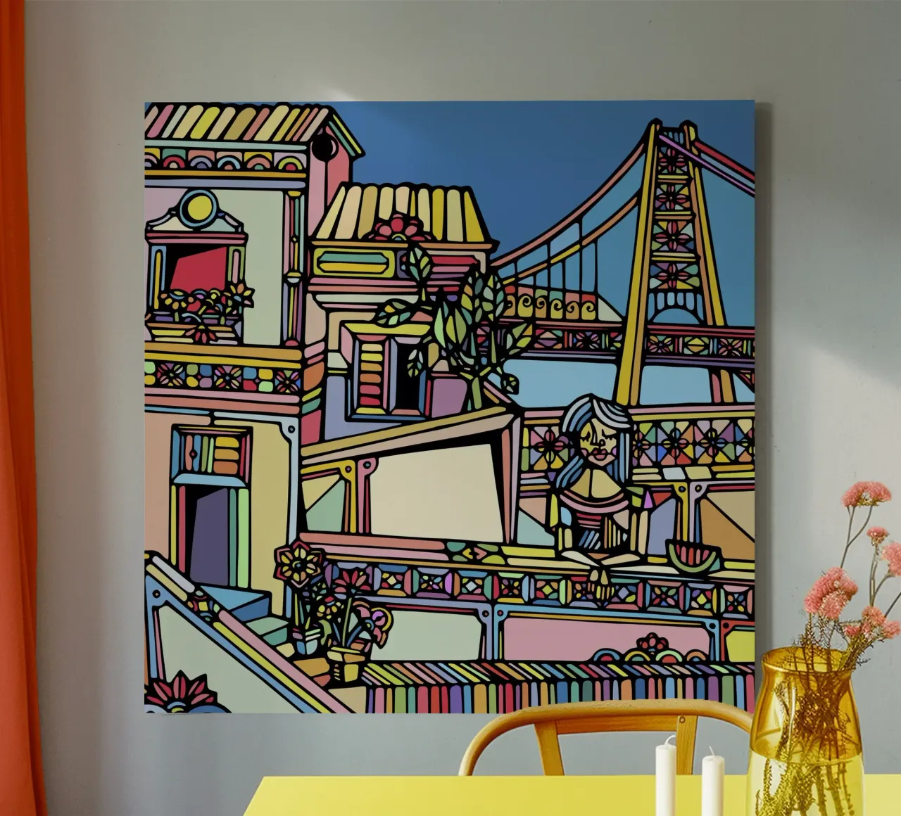 Dagelijks canvas met Baklijst van Ninhol