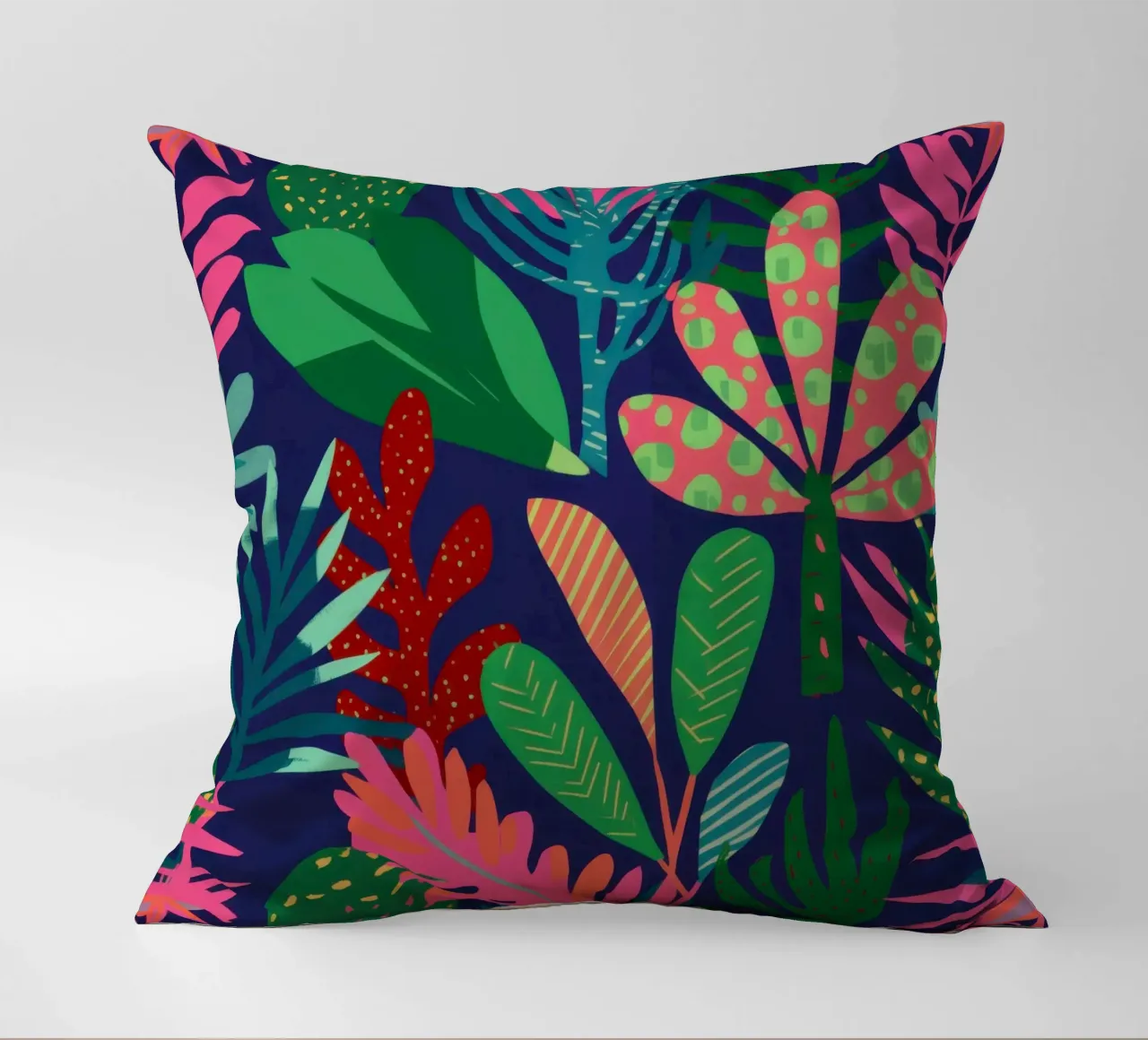 Jungla de medianoche Lush cojín de Bring Haven