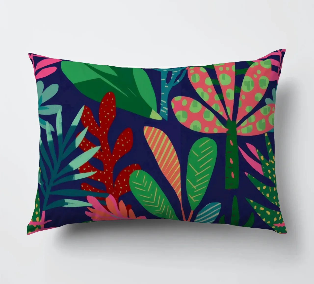 Jungla de medianoche Lush cojín de Bring Haven