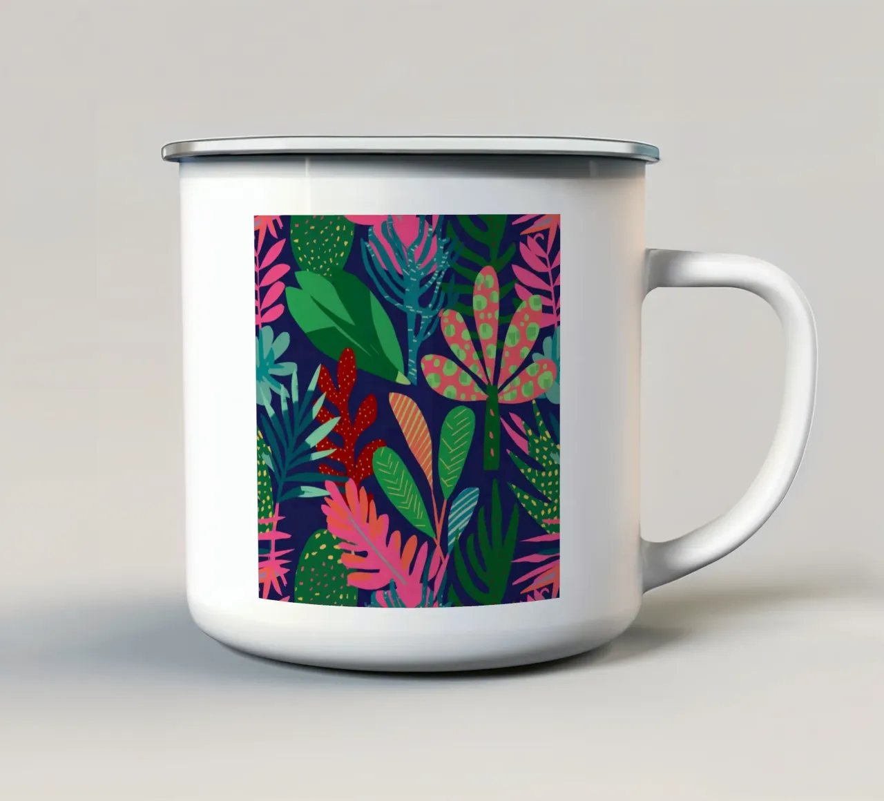 Giungla di mezzanotte Lush tazza in smalto da Bring Haven