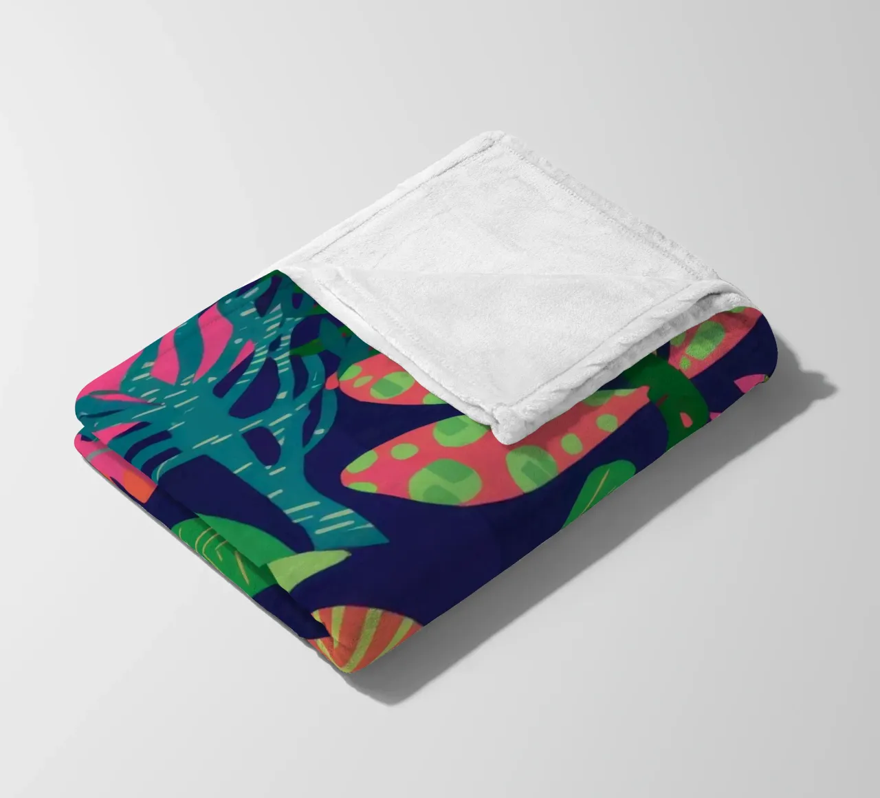 Giungla di mezzanotte Lush coperta in pile da Bring Haven