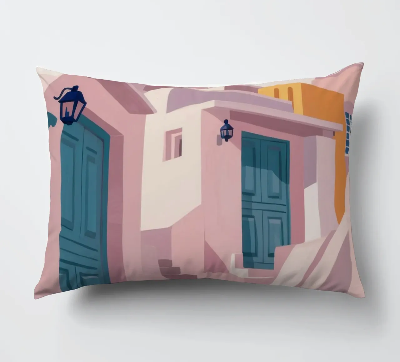 Santorini Cat Path cuscino da Veil Maya