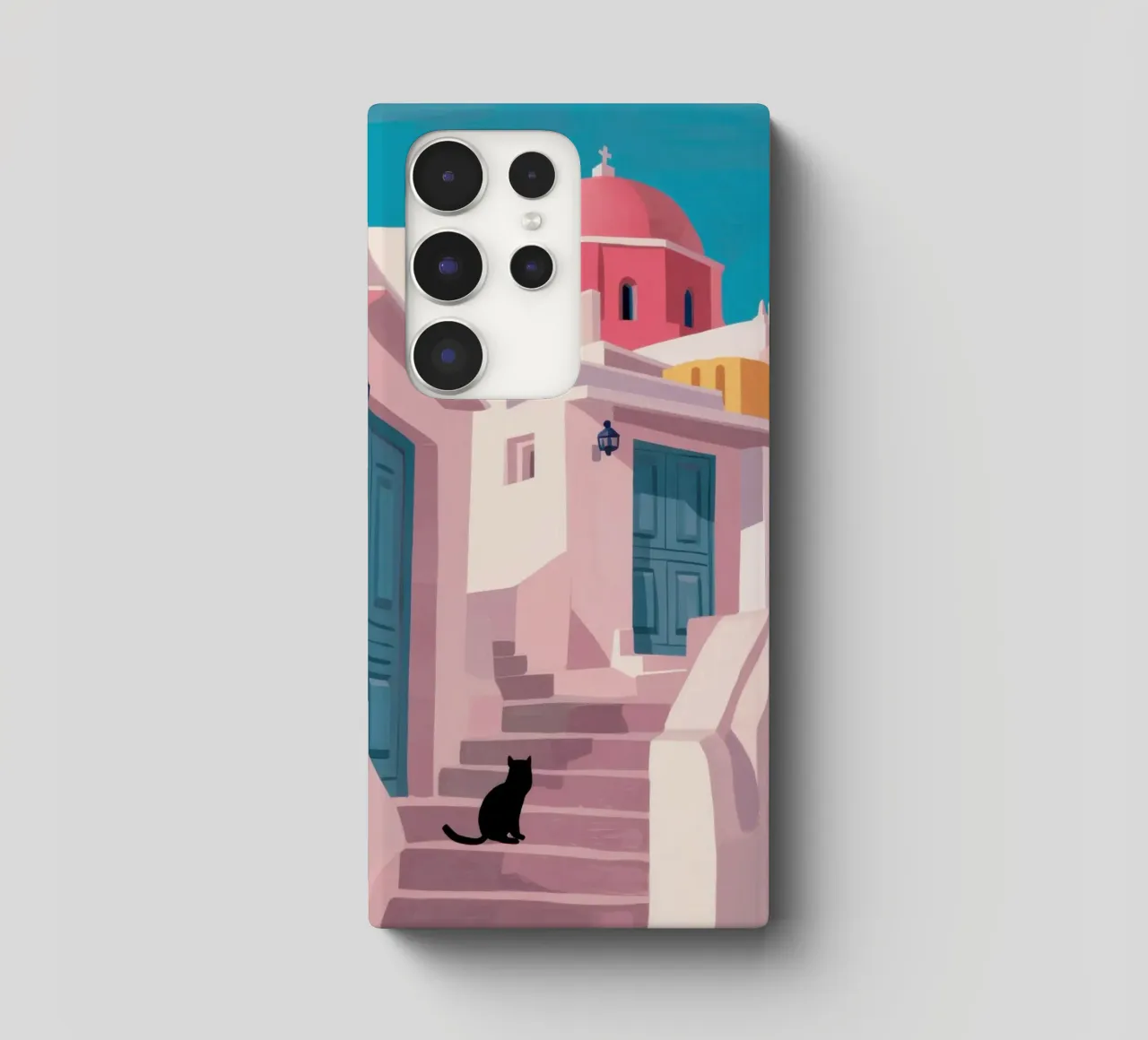 Santorini Cat Path cover samsung da Veil Maya