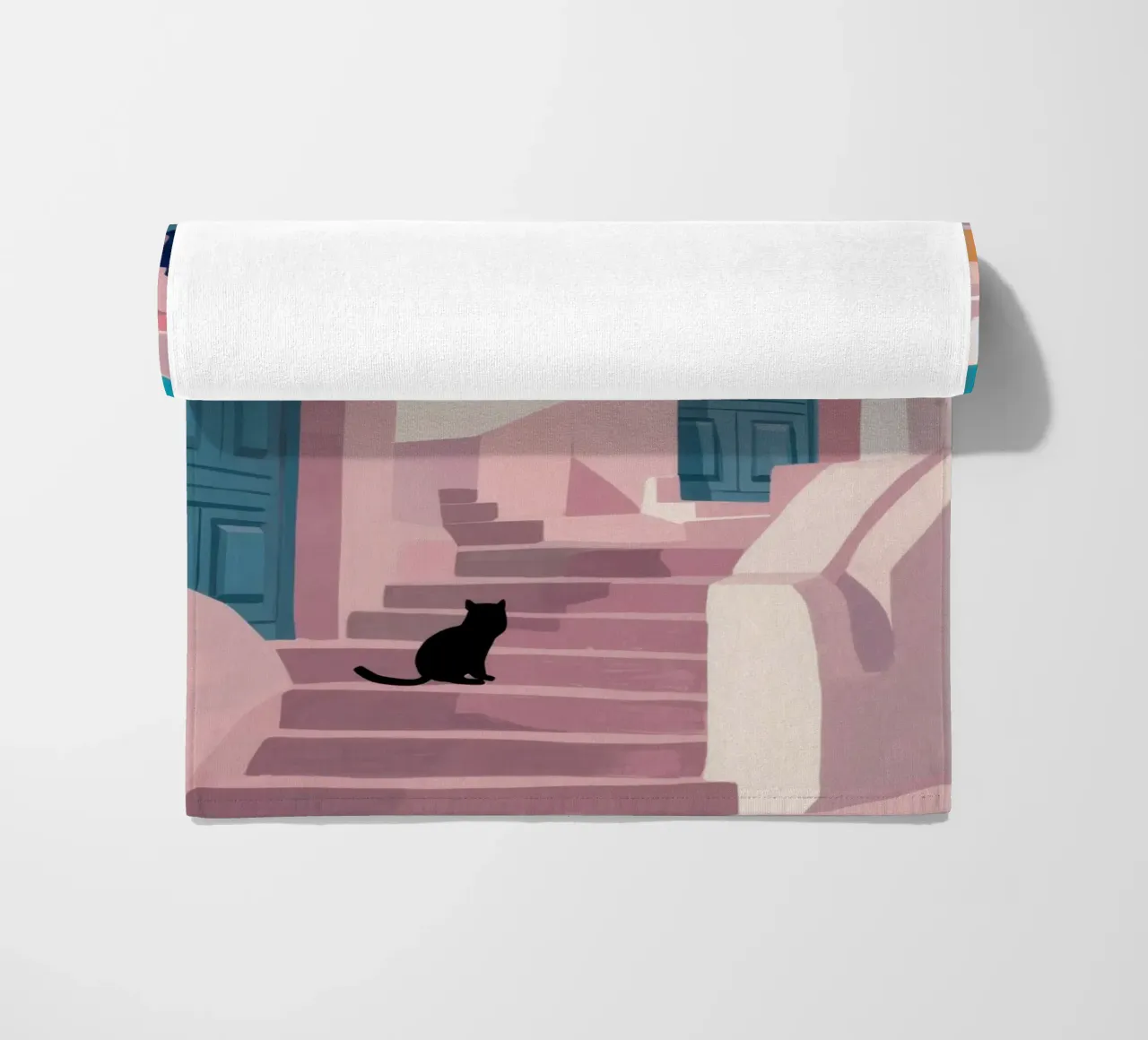 Santorini Cat Path telo mare da Veil Maya