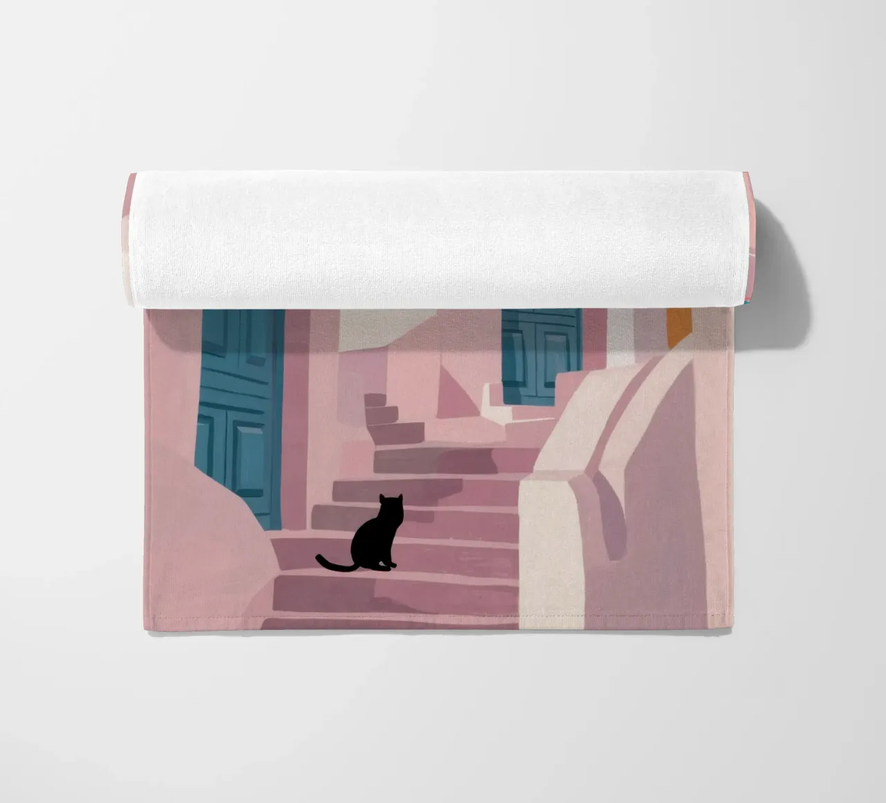 Santorini Cat Path telo mare da Veil Maya