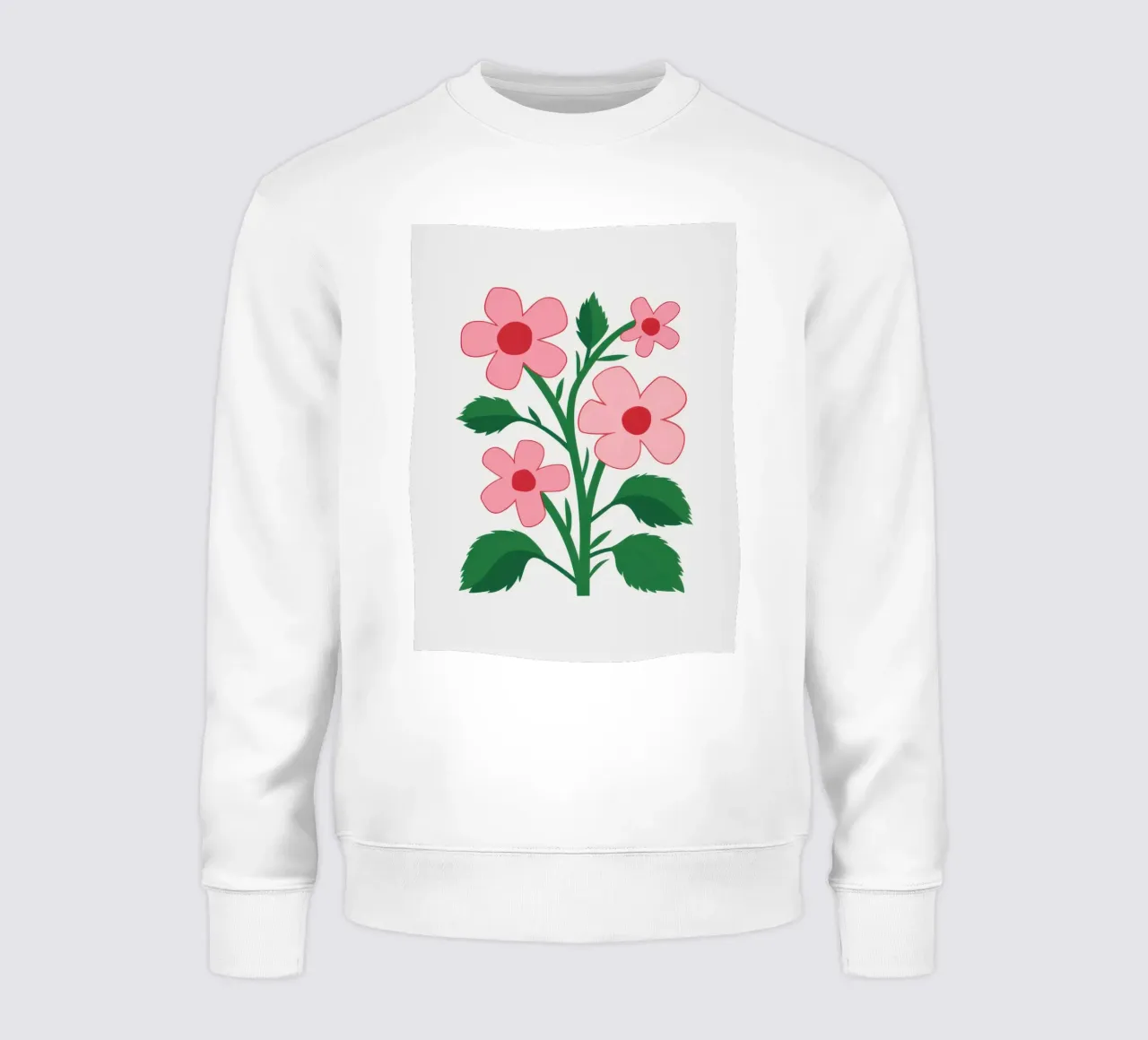 Simple Pink Blossoms felpa da Solar Paint