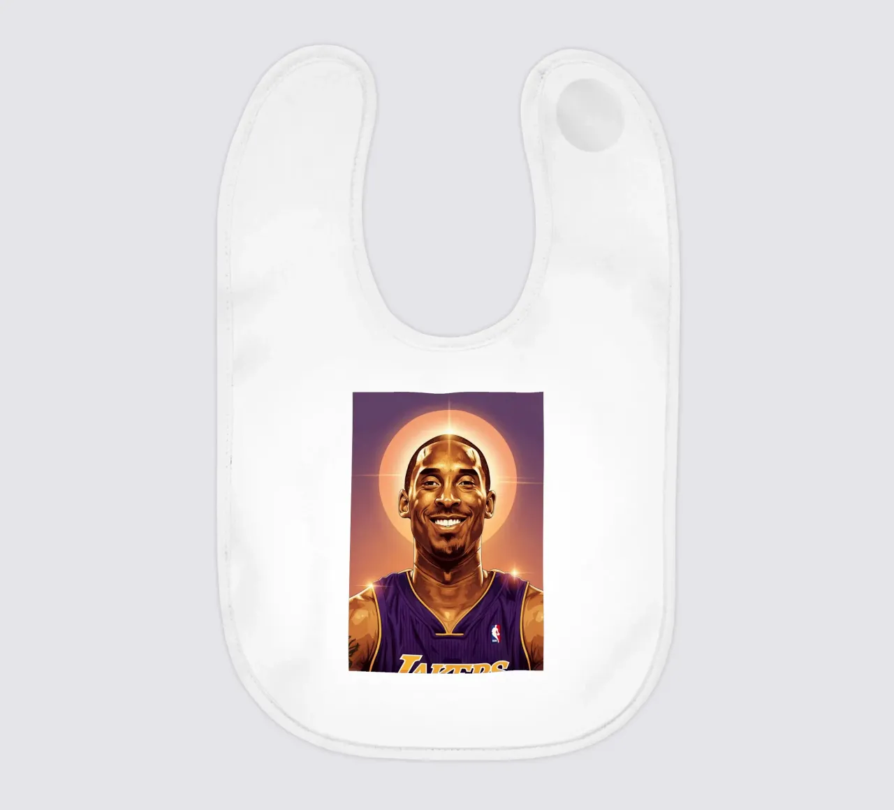 Kobe Bryant portrait (8) bavaglino da Lembayung art