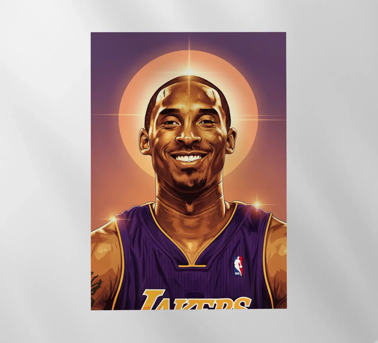 Kobe Bryant portrait (8) pellicola backlit da Lembayung art