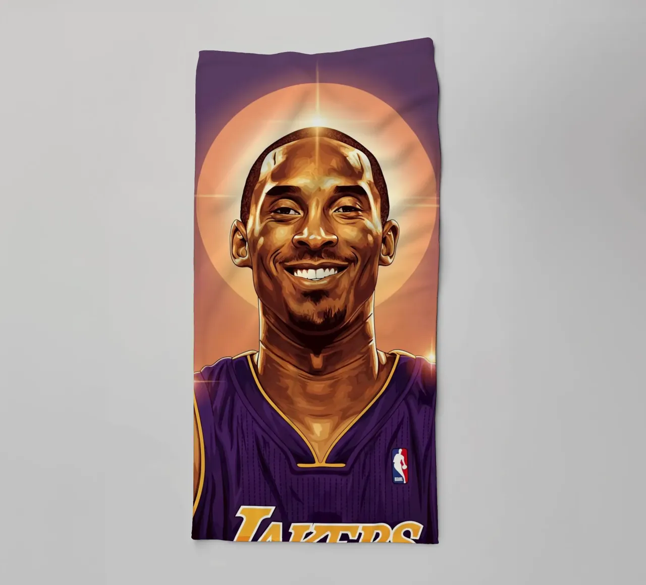 Kobe Bryant portrait (8) asciugamano da bagno da Lembayung art