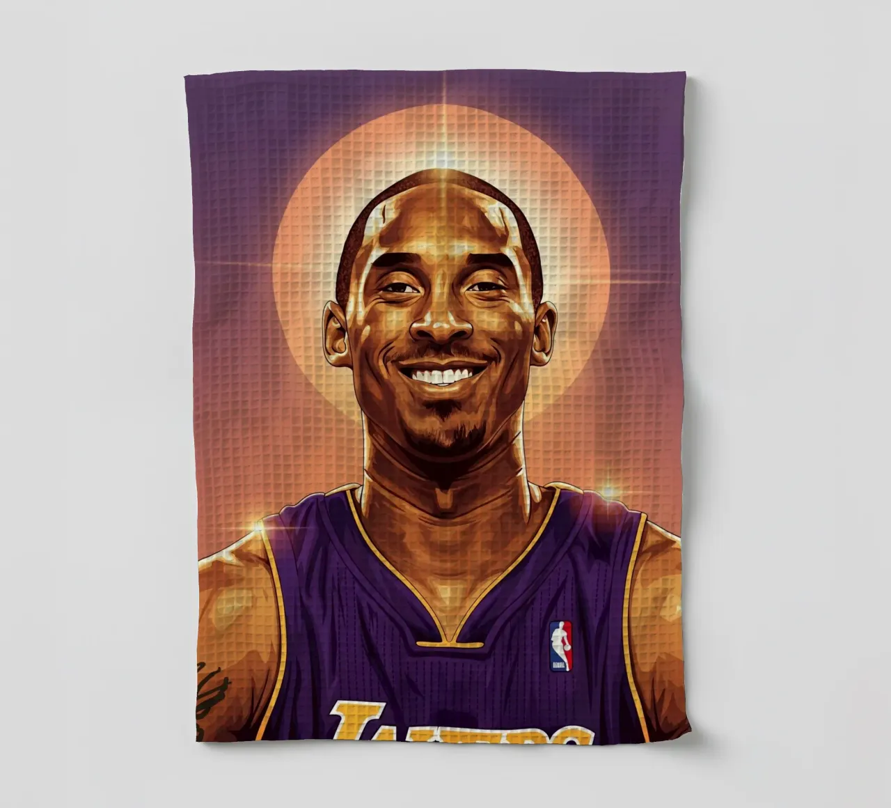 Kobe Bryant portrait (8) canovaccio da cucina da Lembayung art