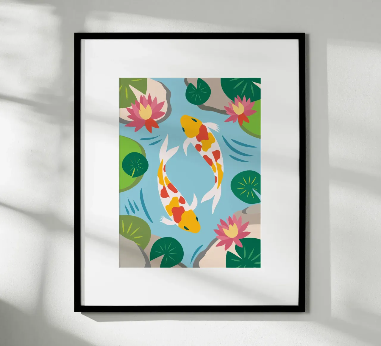 Koi Fish carta hahnemühle da CUTE ANIMALS