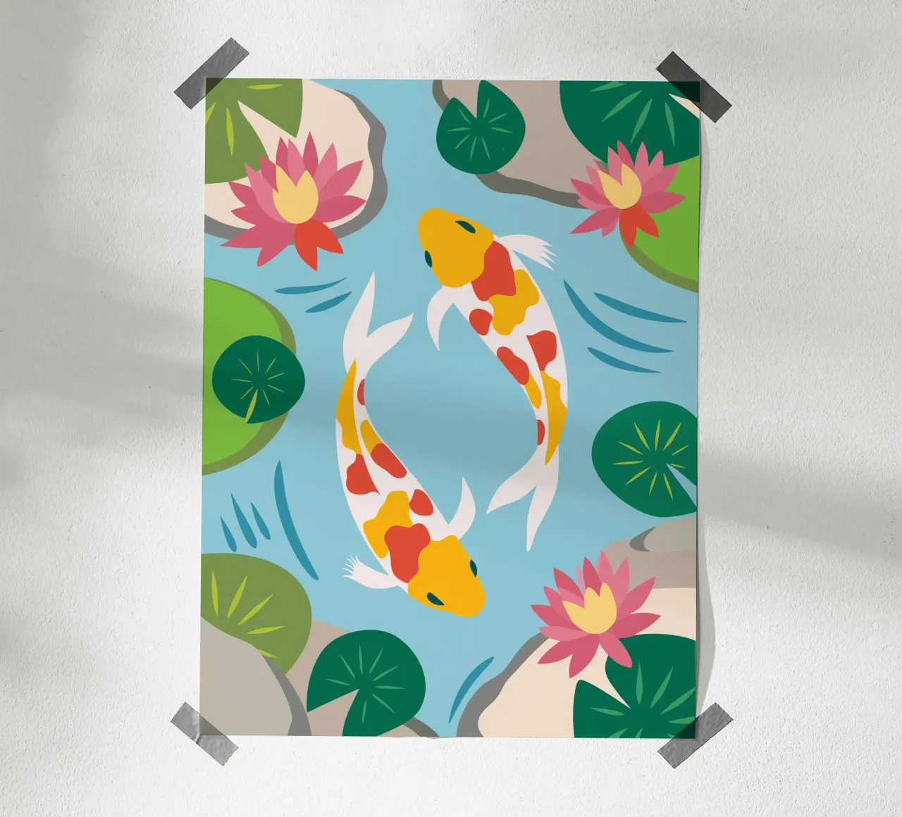Koi Fish poster da CUTE ANIMALS