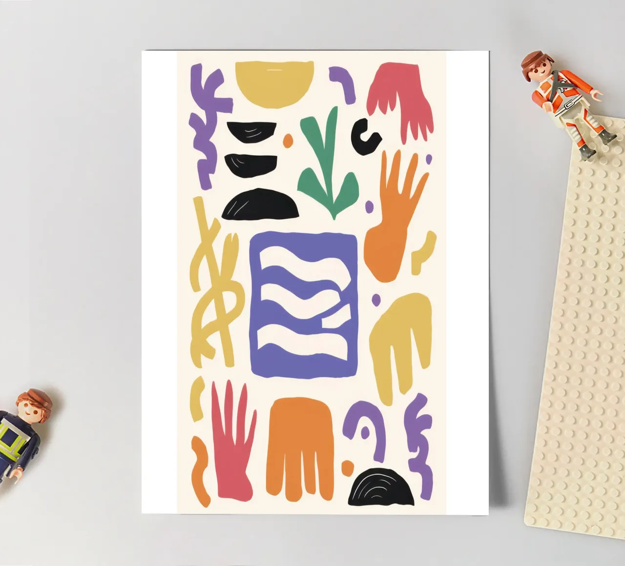 Terracotta Form Study sticker sheet by Prism Ritual