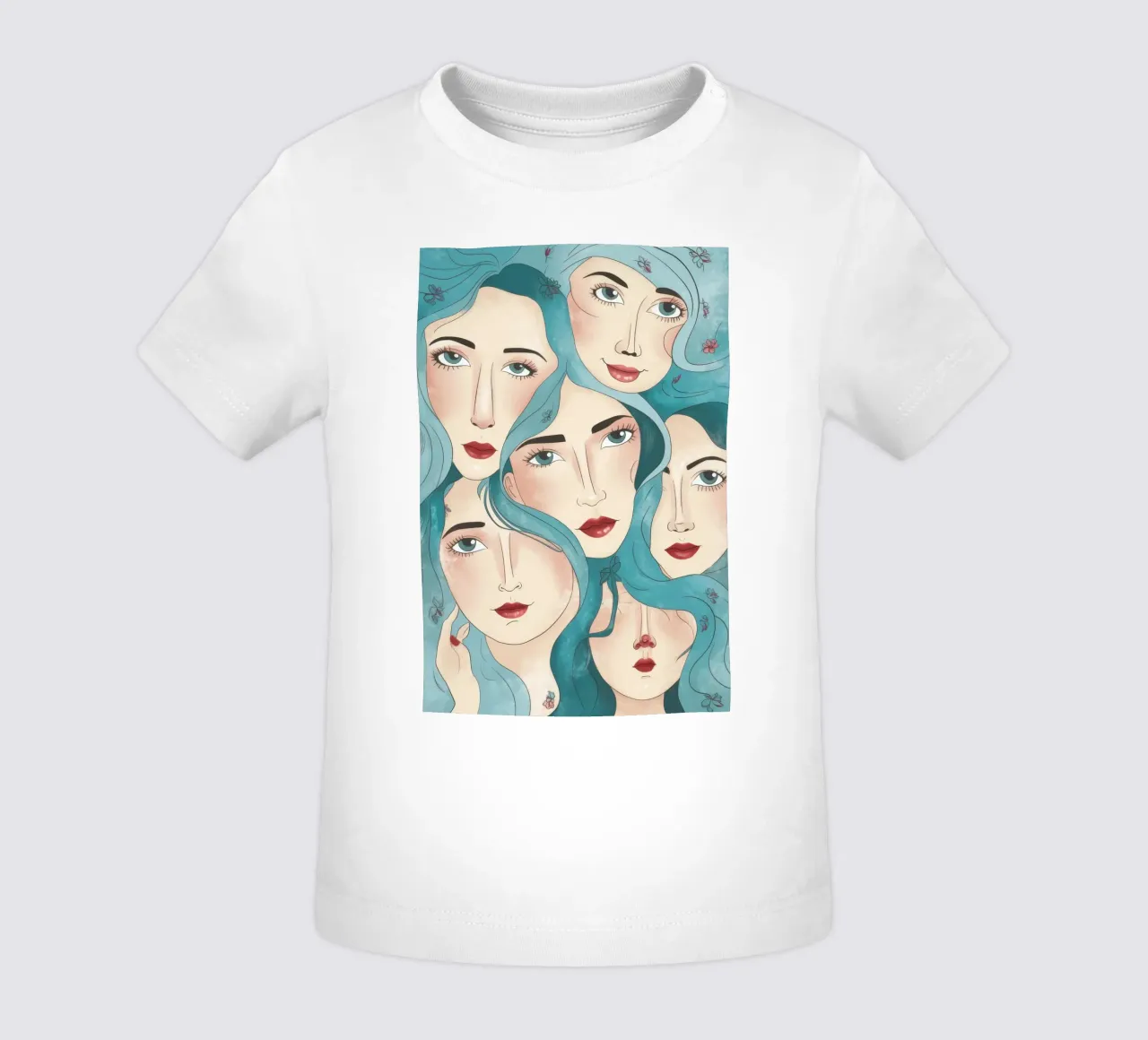 Sguardo collettivo femminile maglietta neonato da Frosh Pallete