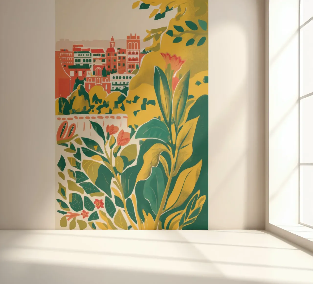 Lush Riviera Framing photo wallpaper by Veil Maya