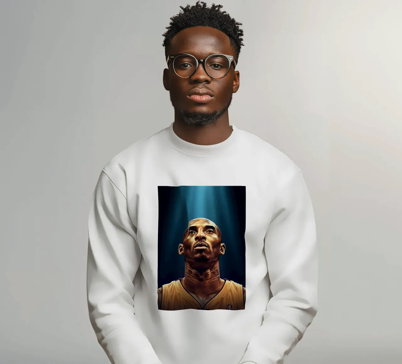 Kobe Bryant portrait (10) felpa da Lembayung art