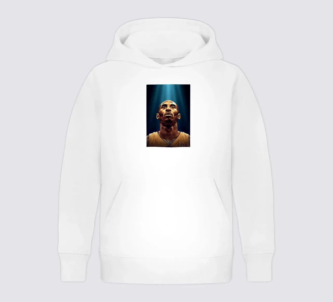 Kobe Bryant portrait (10) felpa bambino con cappuccio da Lembayung art