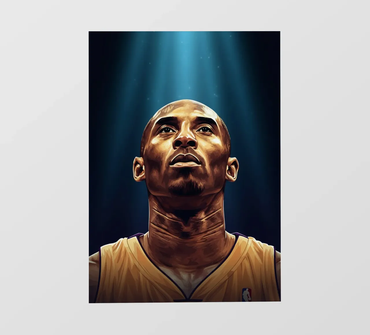Kobe Bryant portrait (10) photo wallpaper by Lembayung art