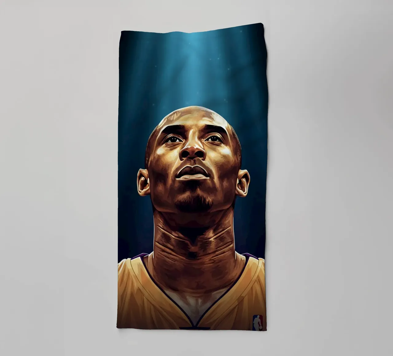 Kobe Bryant portrait (10) asciugamano da bagno da Lembayung art