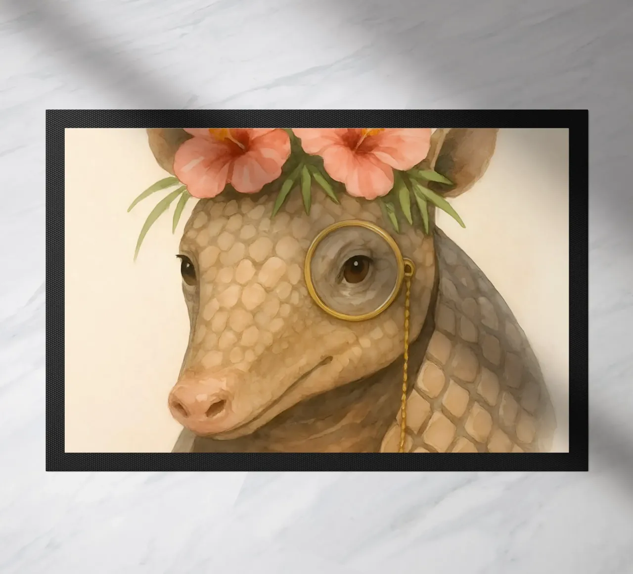 The Tropical Thinker doormat by Graceful Desine