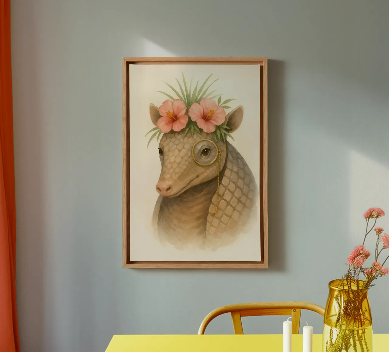 The Tropical Thinker canvas by Graceful Desine