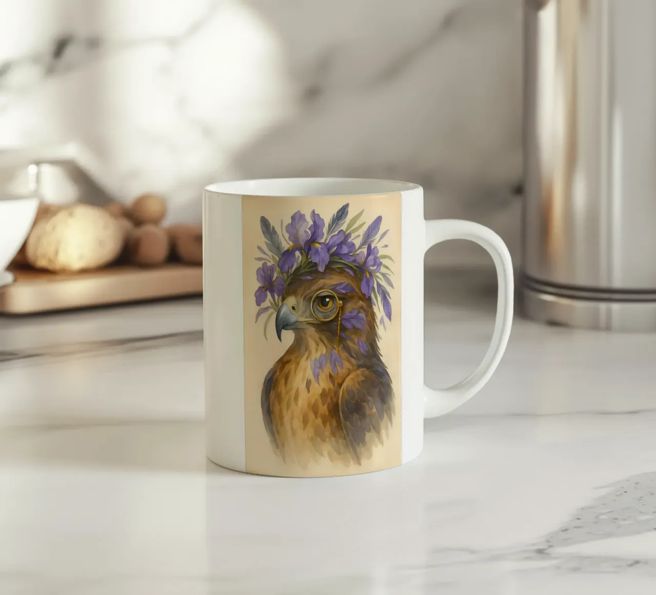 L'Osservatore Iris tazza in ceramica da Graceful Desine