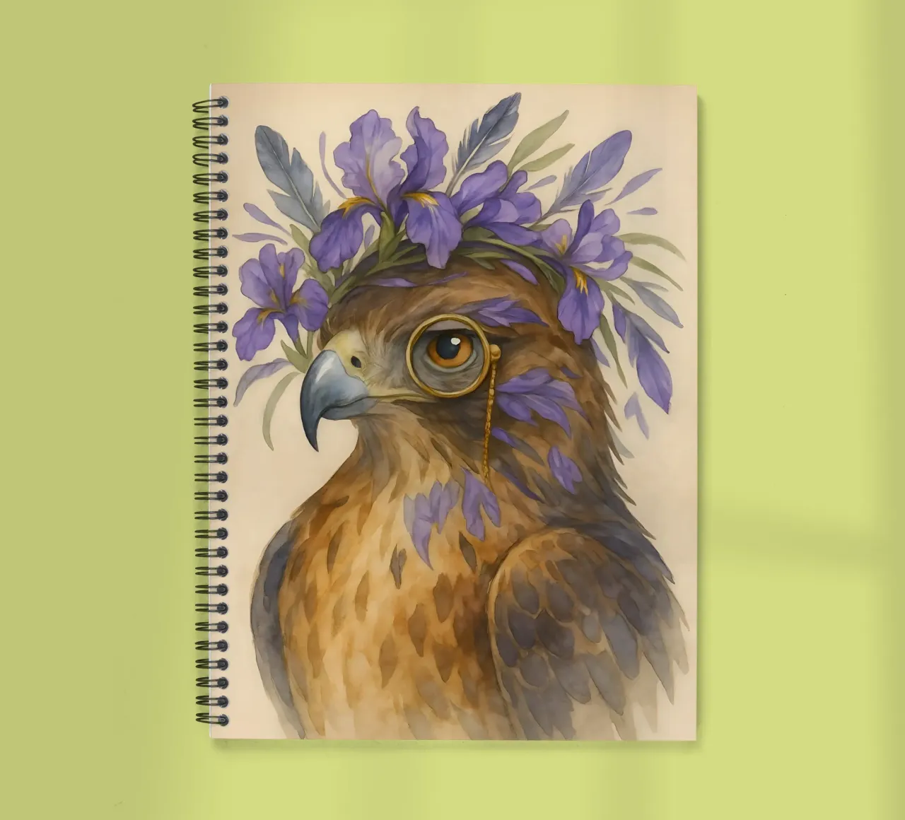 The Iris Observer spiral notebook by Graceful Desine