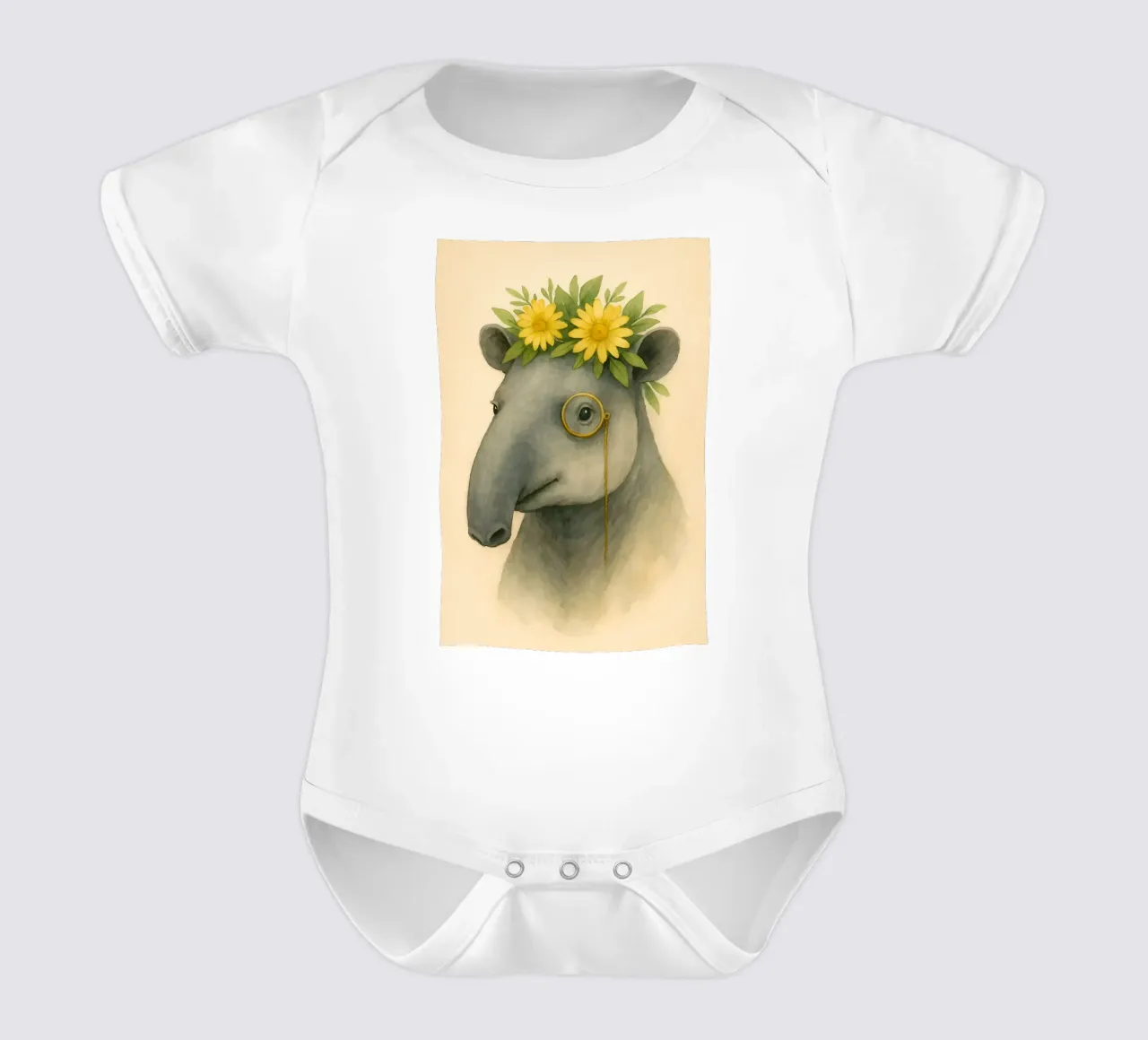 Der Dapper Daydreamer Kurzarm Babybody von Graceful Desine