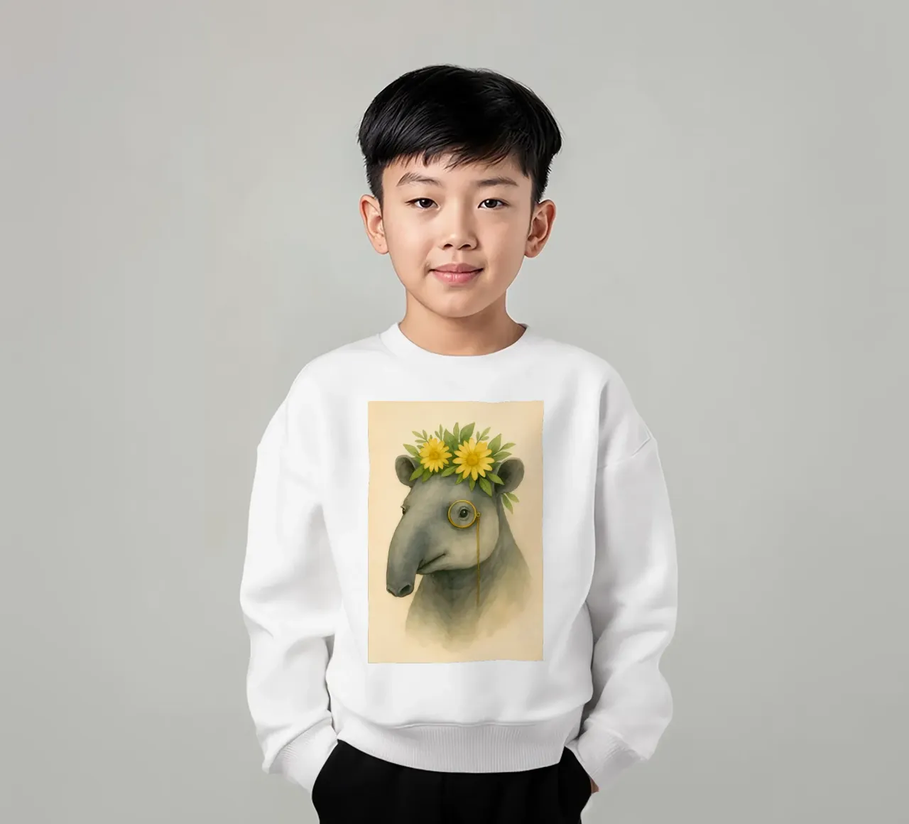 Il sognatore ad occhi aperti felpa bambino da Graceful Desine